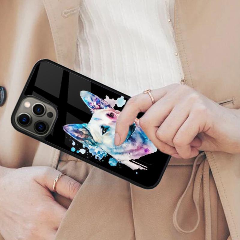 Cartoon German Shepherd Dog Magnetic Phone Case For APPLE iPhone 17 Air 16 14 13 12 Pro Max 15 Plus Wireless MagSafe Cover