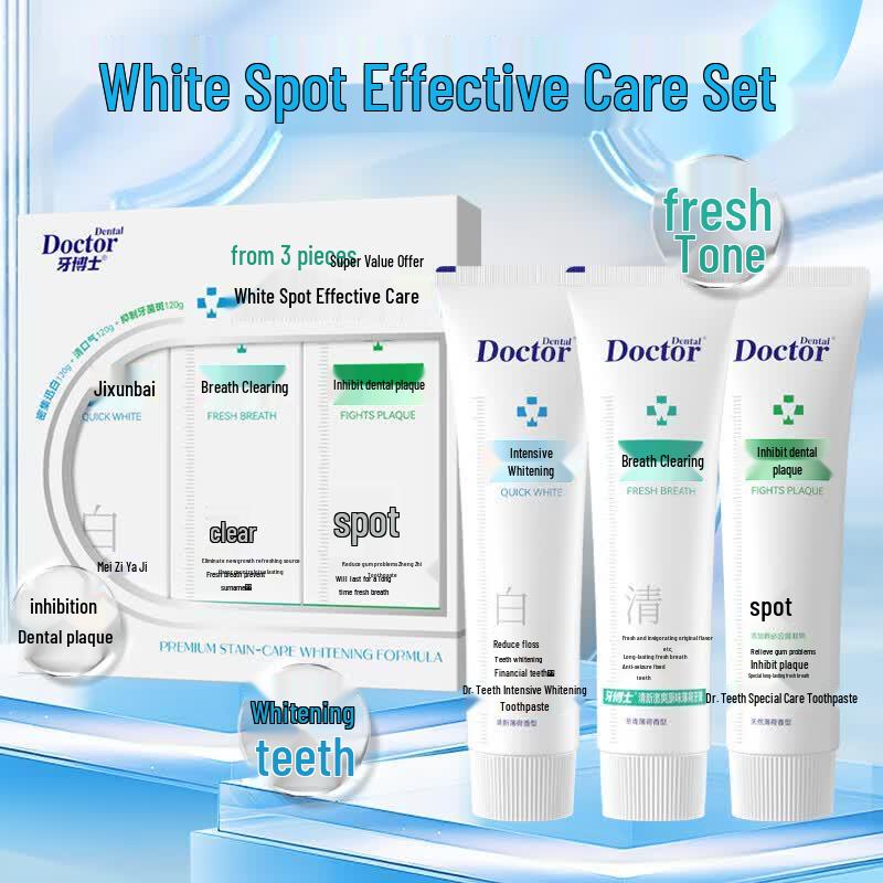 Dr. Oral Whitening & Care Toothpaste Set