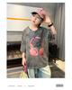 Boys' Street Explosion Short sleeved T-shirt Summer 2026 New Children's Summer Top Boys' Summer Handsome Trendy Brand