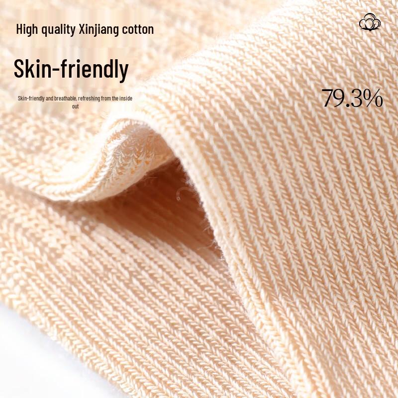 LANGSHA Girls' Mid-Calf Cotton Socks