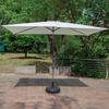 Rectangular 2x3m Outdoor Sun Umbrella - Leisure, Beach, Courtyard, Center Pole