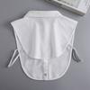 Women Detachable Chiffon Lapel Blouse False Collar Shirt Fake Collar Clothes Accessories