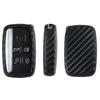 Carbon Fiber Silicone Key Case Cover for Land Rover Models: Range Rover Sport, Velar, Evoque, Discovery 4, Discovery Sport.
