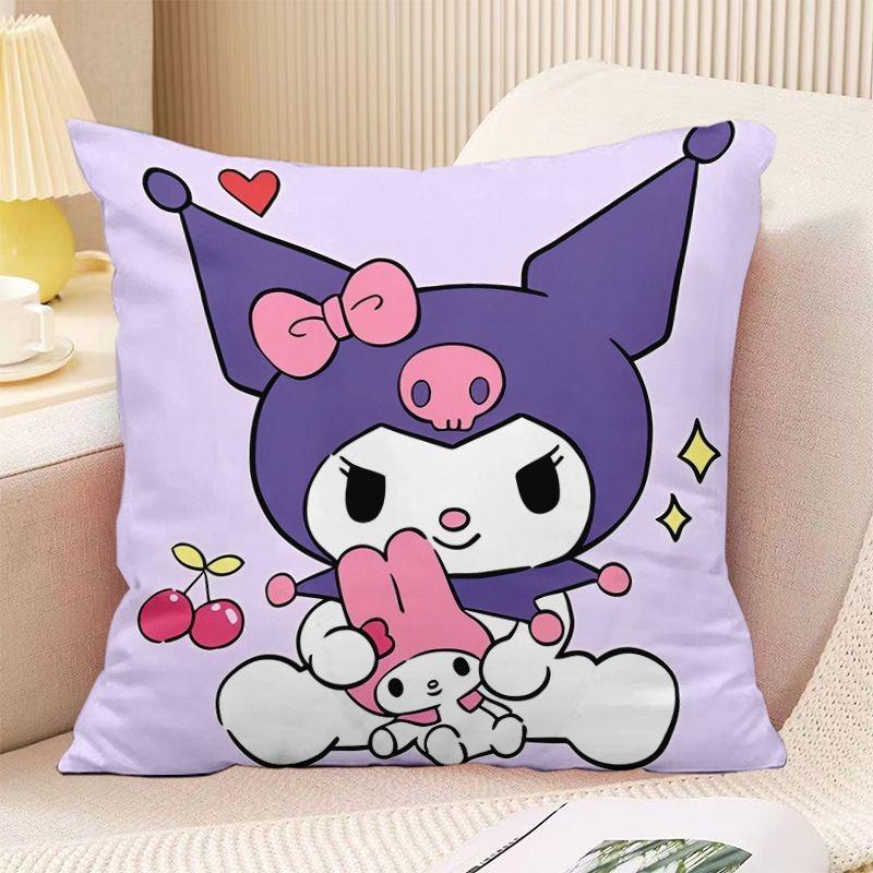 

1pcs cartoon Sanrio Pillow Case Kulomi Pacha Dog Cinnamon Dog Room Decoration Pillowcase Sofa Cushion Cover Home Decoration 16x16Inch