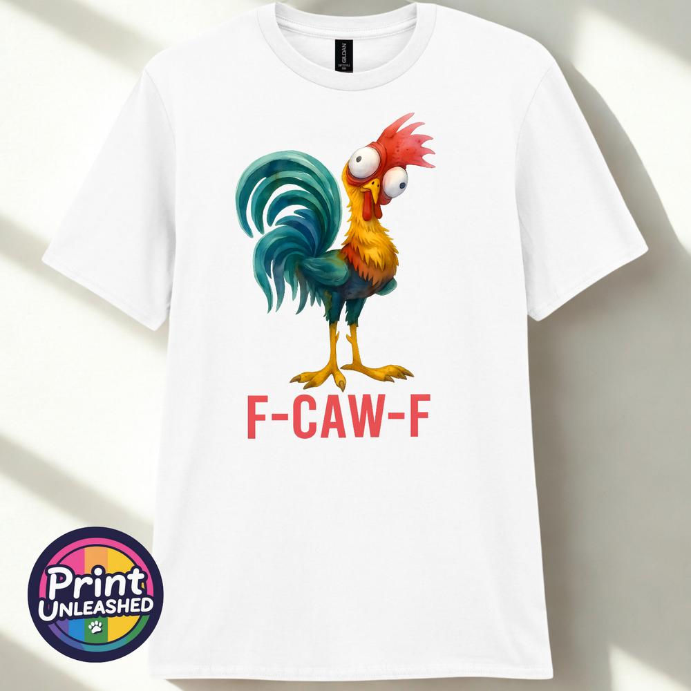 Funny FCAWF TShirt Chicken Graphic Unisex S2XL Funny Slogan Tee Quirky Gift S