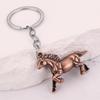 The Year Of The Horse Metal Keychain Personalized Creative Car Keyring Mascot Pony Pendant Backpack Hanging Gift