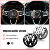 Auto Lenkrad Aufkleber Abzeichen Dekoration Auto Zubehör Für Golf-4 5 6 7 Bora Jetta POLO MK4 MK6 Bora Passat B5 B6 Superb