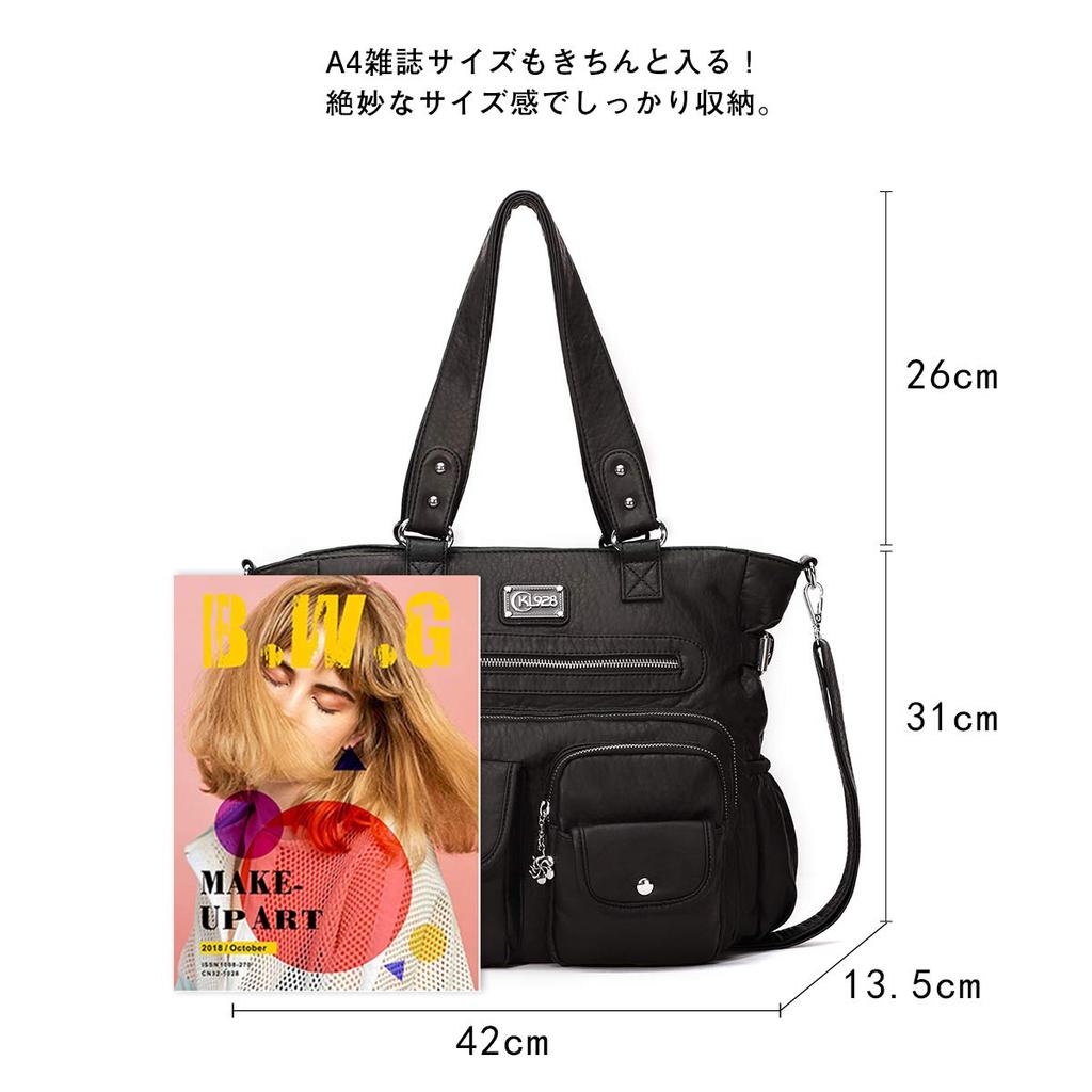 Shoulder Crossbody Tote For Gift [KL928] Women's Bag, Bag, Handbag, Bag, Bag, A4, 3-way, Lightweight, Commuting, School, Travel, Popular, Stylish,