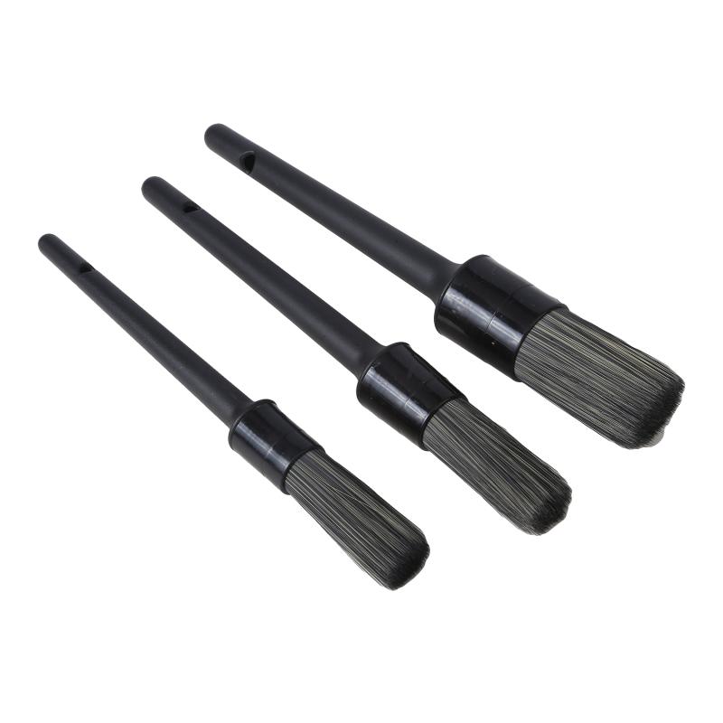 3PCS Car Detailing Brush Super Soft Auto Interior Detail Brush with Synthetic Bristles Car Dash Duster Brush Accessories