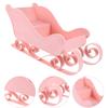 1pc Mini Decoration Festive Desktop Tabletop Decor For Party Home Holiday Xmas Desktop Sleigh Adornment Sleigh Adornment
