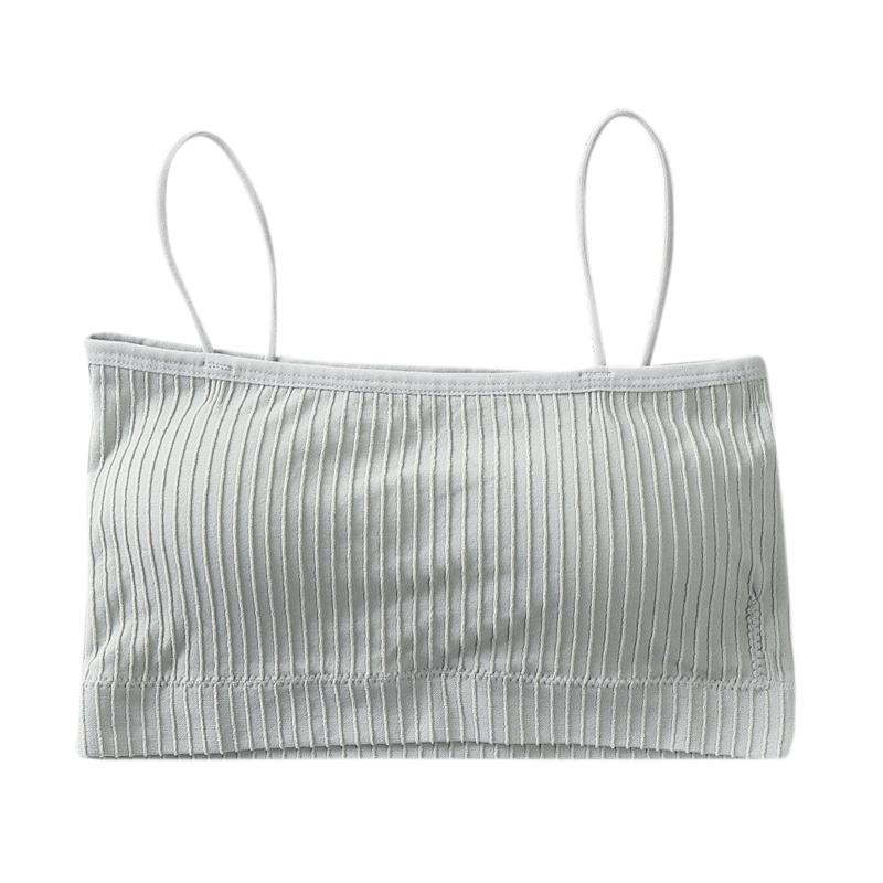 One Word Wai Mei Back Wrapped Chest Tube Top Girl Student Threaded Camisole Unterwäsche