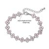 Colorful CZ Stone Copper Bracelet And Necklace Set With Lobster Clasp Adjustable Minimalist Romantic Jewelry