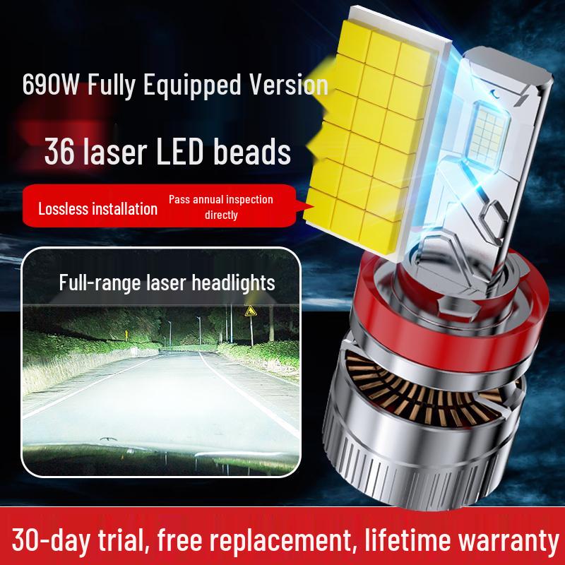 Compatible Geely Vision LED Headlights for 2017-2019 SUVs (X6, X3, S1) in High & Low Beams