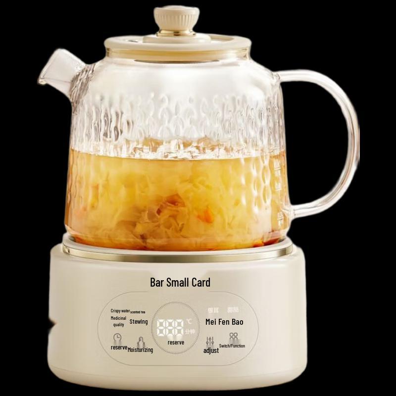 Bear All-Glass Multifunction Health Kettle, 1L CN plug (adapter included)