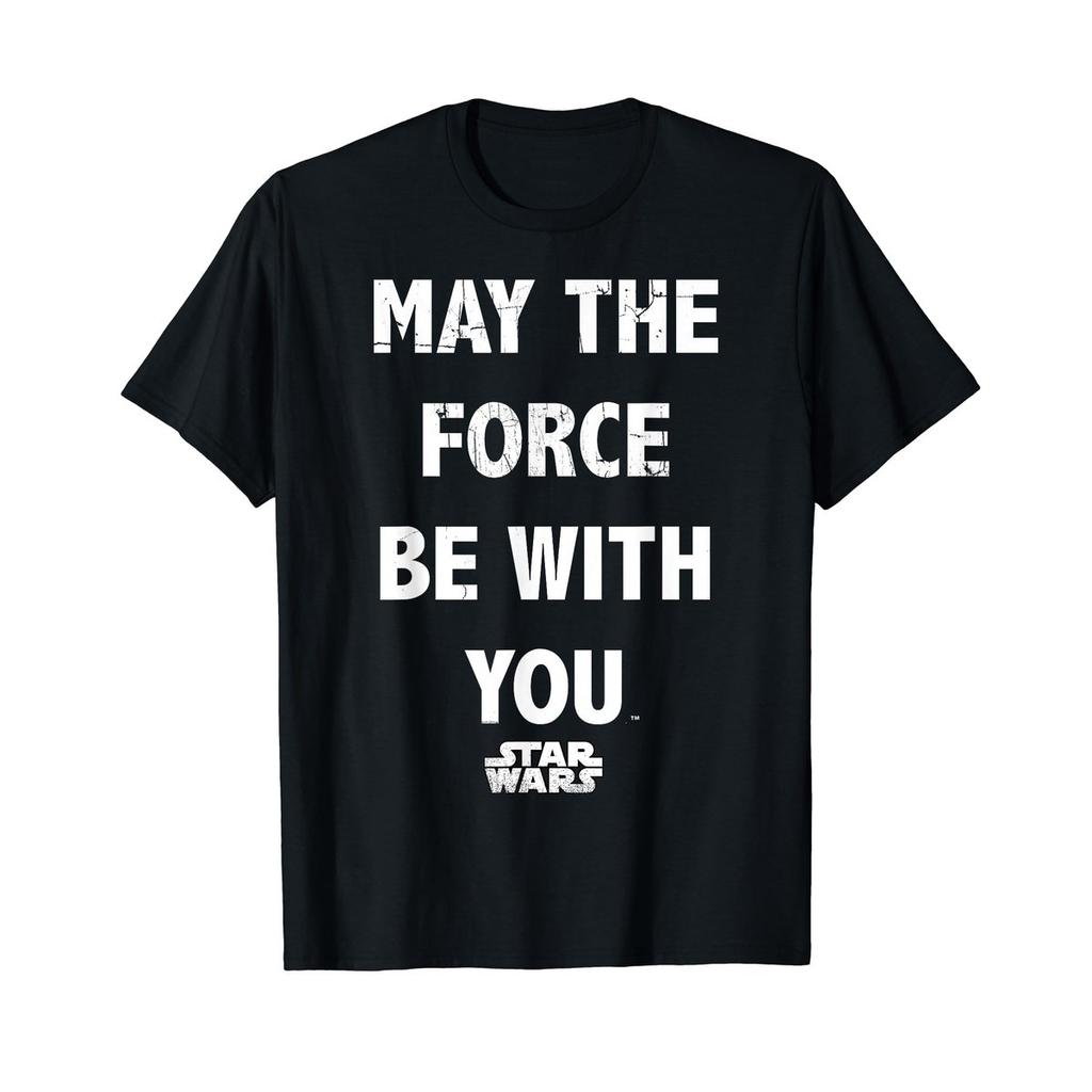 Star Wars May The 4th May The Force Be With You Bold Text T-Shirt - Official Licensed Unisex Graphic Tee