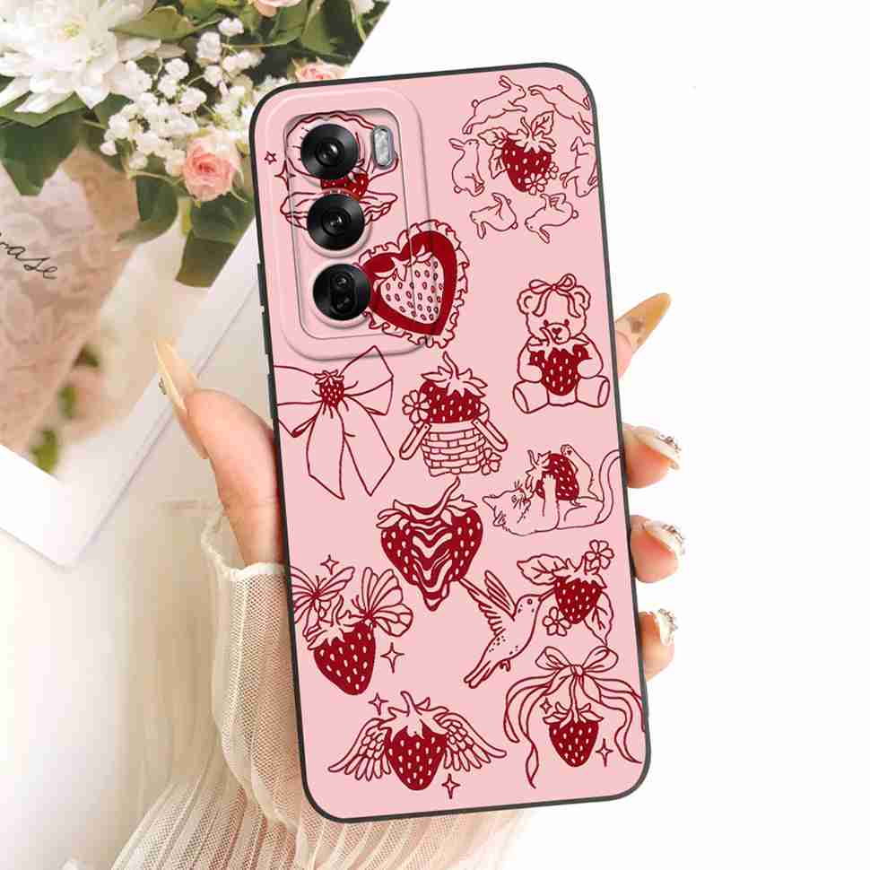 For Oppo Reno12 Pro 5G Case CPH2629 New Fashion Painted Cover Soft Phone Case For Oppo Reno 12 Reno12 Pro Back Cover Coque