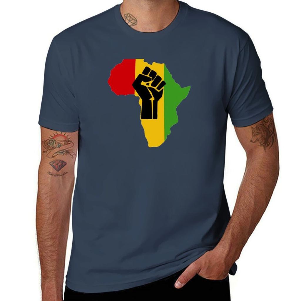 Africa Power TShirt Plus Size Summer Casual TShirt