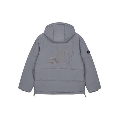 NB Logo Winter Down Jacket Asia Sizing 'Light Grey' Men's AMJ33339-TTM