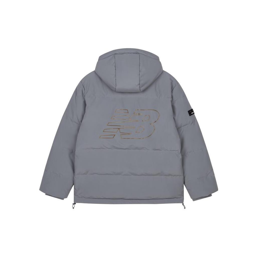 New Balance NB Logo Winter Down Jacket Asia Sizing  Light Grey  Men s AMJ33339-TTM XL