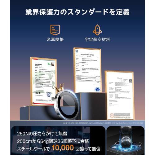 [Aerospace Materials/Reproduced as Original] Camera Film for iPhone 16 Pro, Camera Film for iPhone 16 Pro Max, Tempered Glass, US Military Standards,