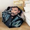 French legendary rock singer and actor Johnny Hallyday umbrella is suitable for all seasons, including home travel and outdoor activities Y1