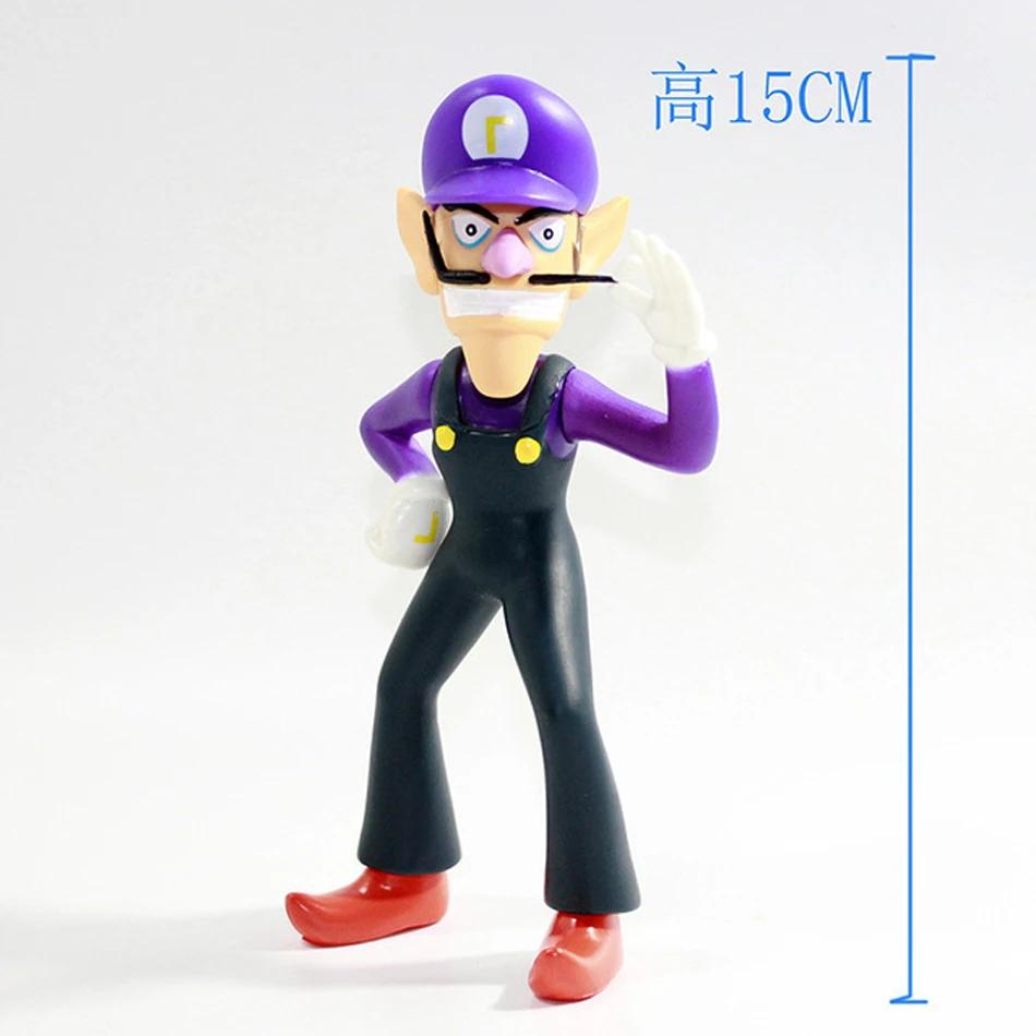 Super Mario Bros Zeichentrickpuppen Modell Geburtsdatum Geschenk Anime Figuren Luigi Yoshi Mario Kreatives Sammlermodell Spielzeug.*
