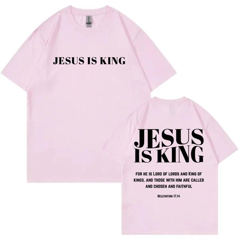 Christian Bible Verse Merch T Shirt Streetwear Fashion ONeck Tshirts Men Women Casual pure Cotton Short Sleeve Top