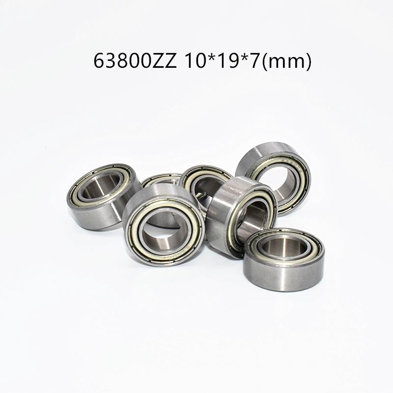 

Подшипники 7шт 63800ZZ 10*19*7(мм) Металлический Герметичный
