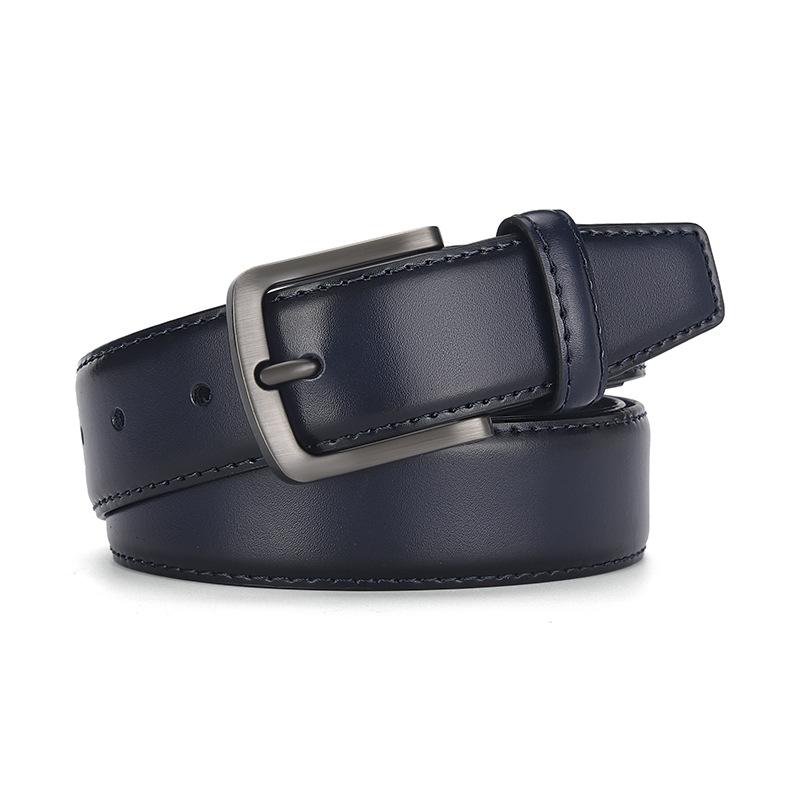 Belt Men'S Leather Retro Business Casual Leather Belt Belt Men'S Cowhide Belt