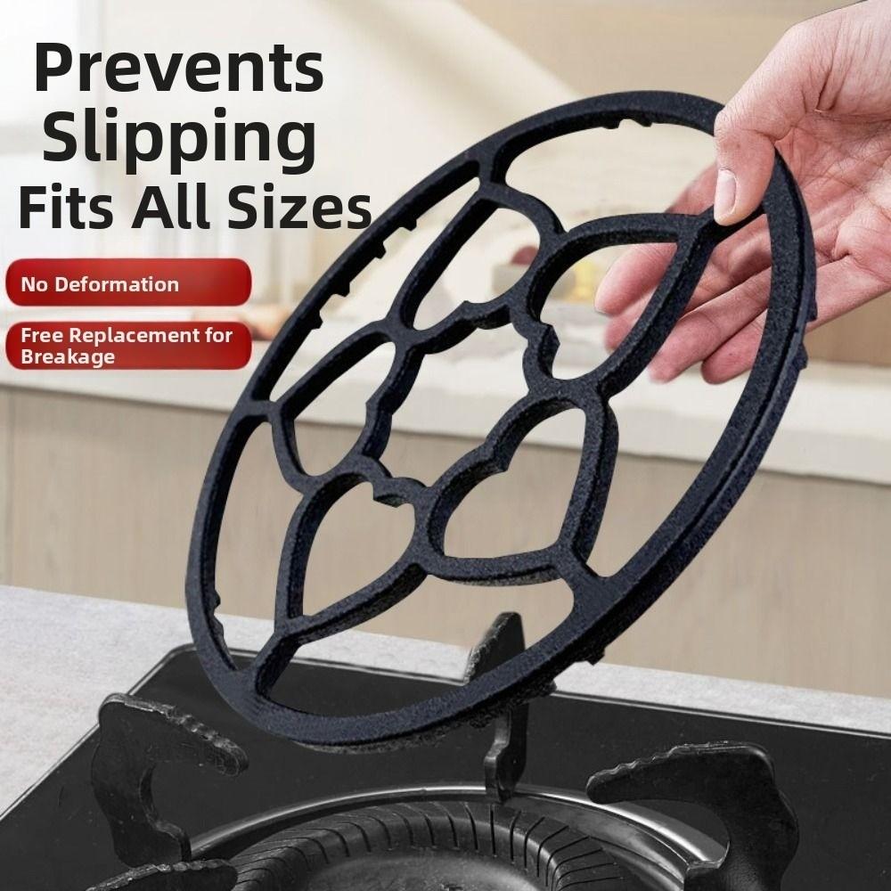 Cast Iron Cookware Stand Universal Gas Stove Pot Support Creative Gift Pot Holder Rack