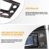 Fit for Toyota FJ Cruiser 2007-2021 Center Console Panel Trim Cover, ABS Center Console GPS Navigation Panel Frame Molding Sticker Trim, 1PCS (Carbon