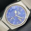 5 AUTOMATIC 6309A JAPAN MENS VINTAGE ARABIC BLUE DIAL WATCH A702662-1 R209-a702662