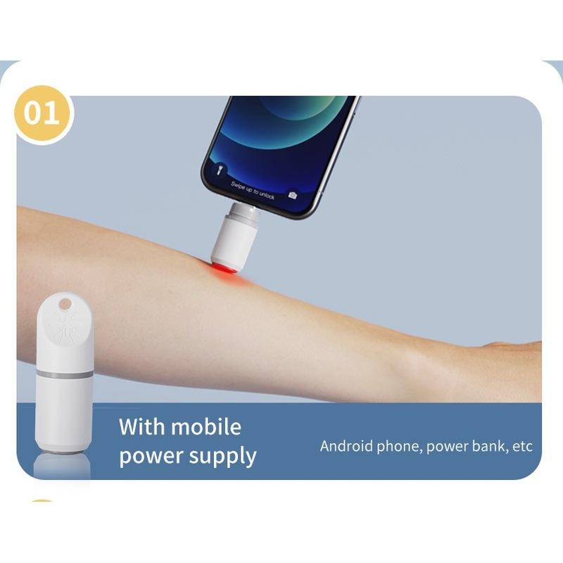 Portable Rechargeable Bug Bite Soothing Device for Adults & Kids, Outdoor Physical Insect Bite Relief Tool