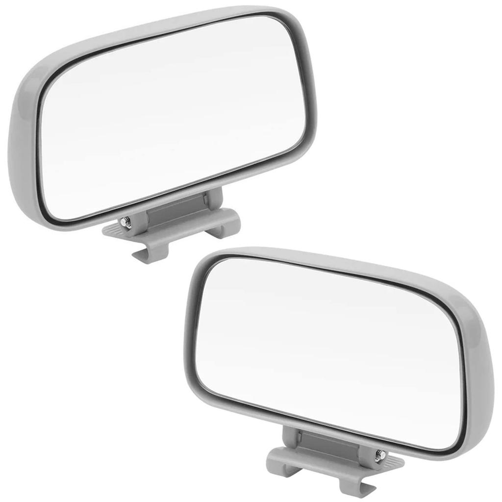 NOELAMOUR Car Auxiliary Blind Spot Auxiliary Side Expanded Field of Adjustable Eliminates Blind Set of 2 Mirrors, Mirrors, Mirrors, View, Angle,