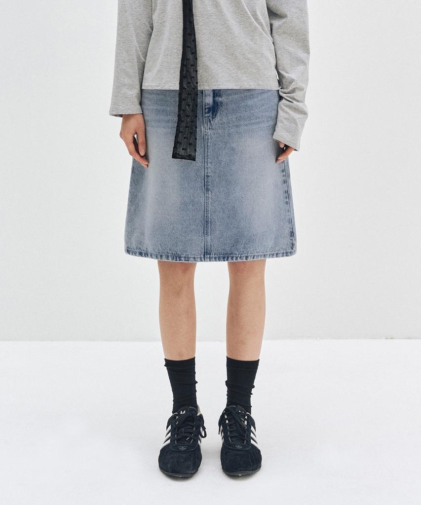 Deketeuumeon Signature Midi Skirt Dcsk002Lightblue