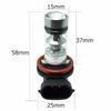 2 Lampadas H8 H11 H16 H16LL 100W Super Led 3535 SMD Chip Neblina Farol 6000k H11LL