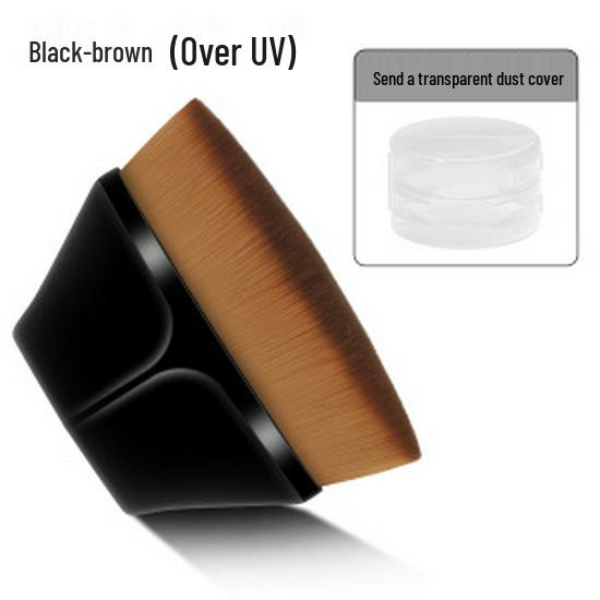 No. 55 Seamless Magic Foundation Brush with Cap - Perfect for Foundation and BB Cream, Non-Absorbing Design