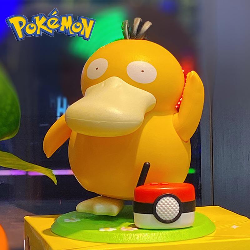 Pokemon Psyduck Tancující Houpací Zvukový Model Panenka Anime Akční Figurka DIY Přenosný Kufr Hudební Skříňka Hračky Navrženo Pro Děti Dárek