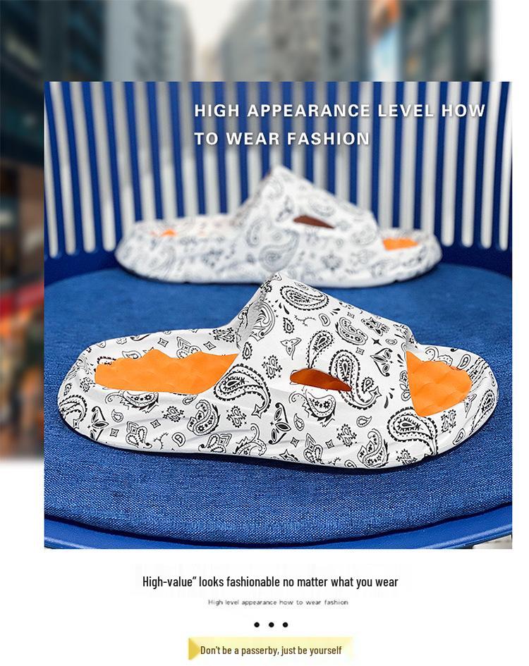 Men's Summer Massage Slippers: Soft Sole, Non-Slip Indoor/Beach Sandals