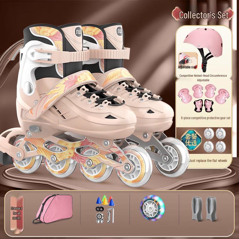 Sway Beginner Flat Flower Roller Skates Universal