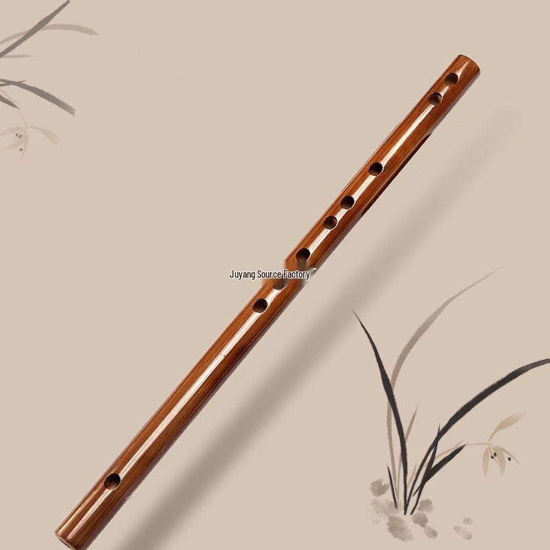 Mini Flauto Traverso in Bambù Piccolo per Principianti - Strumento Portatile, Senza Fori per Bambini e Adulti, Ideale per Musiciste