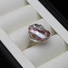 Genuine Freshwater Baroque Pearl Rings For Women,Big Natural Pearl Ring Adjustable Size Wife Anniversary Gift