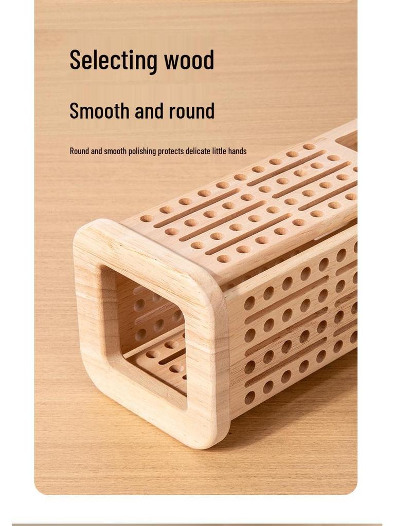 Wooden Pick-Up Sticks Educational Toy for Parent-Child Interaction and Early Education