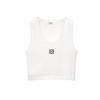 Cropped Anagram Tank Top 'White/Navy Blue' Women's S359Y23X85-2100
