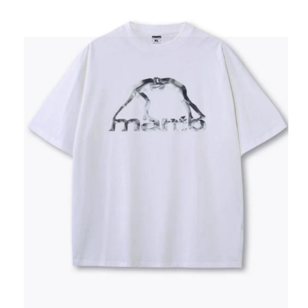 Neues High-End Herren Baumwoll Box-T-Shirt Bedruckt Locker und Hübsch Nische Sommer Kurzarm Top