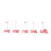 5 Pairs Glue Free Bow Shape Silicone Eyelash Perm Rod Lash Lifting Lamination Pad 3D Lashes Extension Curler Accessories Tools