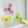 Rotating Spinner Wheel ABS Parakeet Toy New Bird Interactive Toys  Mental Enrichment Play