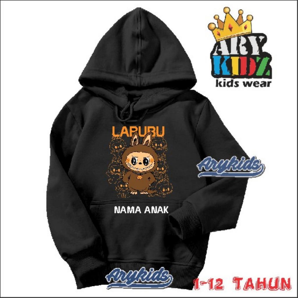 Dziecięca Bluza z Kapturem Nowa Modna Labubu Kids Słodka Kreskówkowa Casualowa Codzienna Bluza 100-160cm Chłopcy Dziewczynki