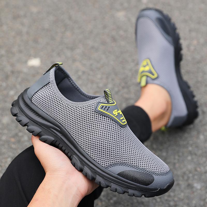 Summer Mesh Men Casual Shoes comfortable Trainers Non-slip Climbing Hiking Shoes Breathable Men's Treking Shoes tenis masculino