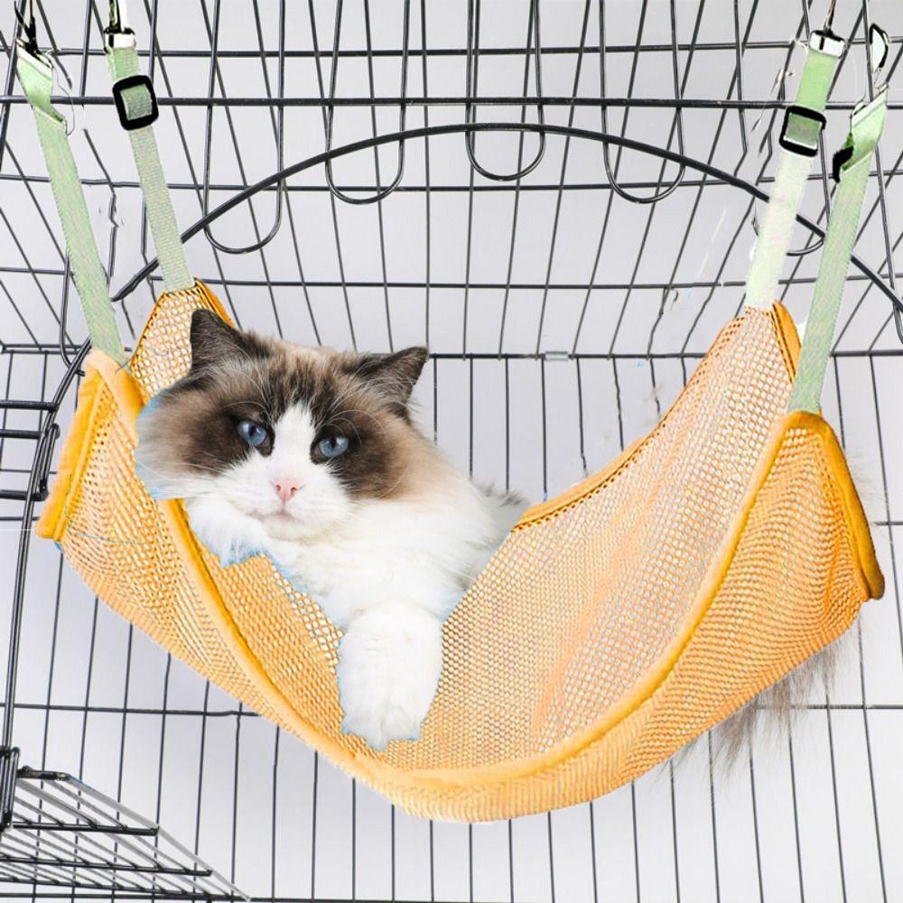 Durable Cat Hanging Hammock Breathable Pet Cage Hammock Universal Pet Nest  Indoor